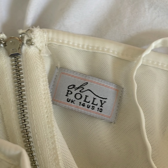 Oh Polly Please Me Underwire Corset Top in White - Picture 8 of 8